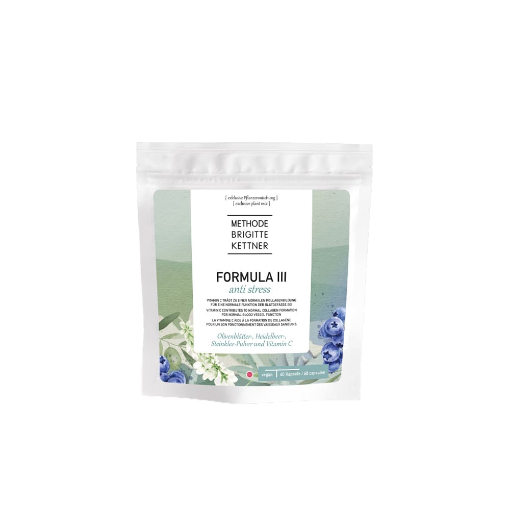Methode Brigitte Kettner Formula 3 Antistress Nahrungsergänzungsmittel