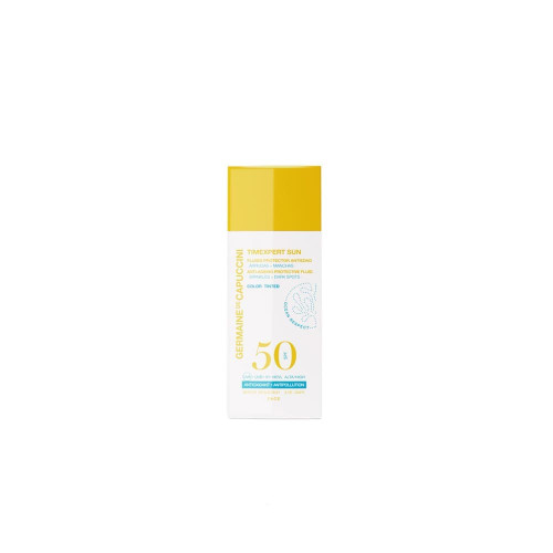 Солнцезащитная эмульсия для лица с тоном Anti-Ageing Protective Fluid Tinted SPF50 Germaine de Capuccini Timexpert Sun