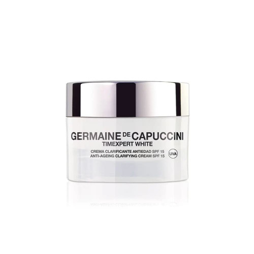 Rozjaśniający krem przeciwstarzeniowy Anti-Ageing Clarifying Cream SPF15 Germaine de Capuccini Timexpert White