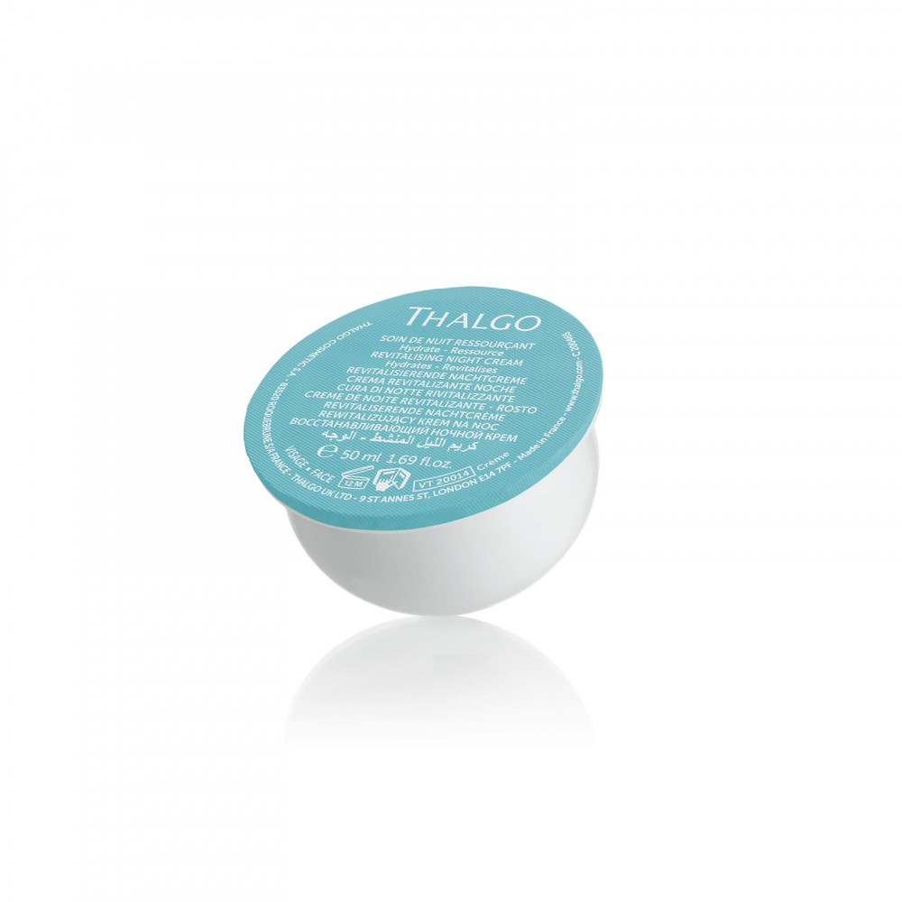 Восстанавливающий ночной крем для лица Revitalising Night Cream Eco-refill Thalgo Source Marine (сменный блок)